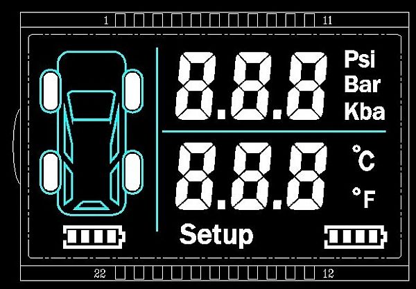 FSTN-汽车全透明液晶屏